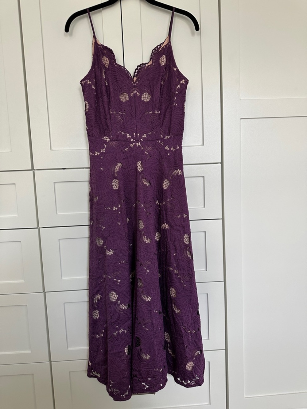Worn once! Anthropologie Moulinette Soeurs
Purple Lace Dress - Picture 4 of 8